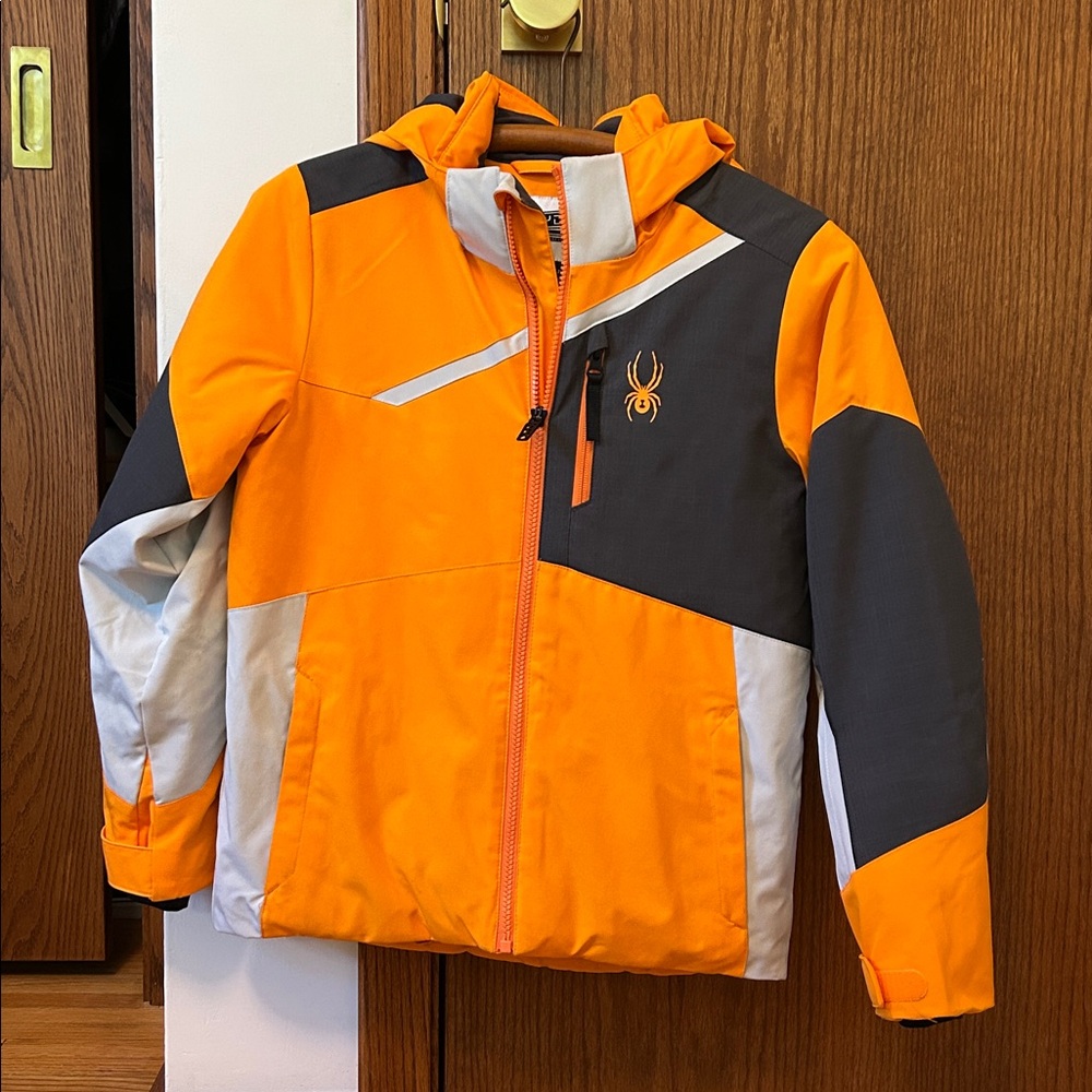 Spyder Orange and Gray ski Jacket